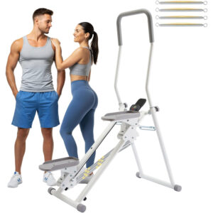 Foldable Vertical Climber Stair Stepper Machine (3-Level Resistance)